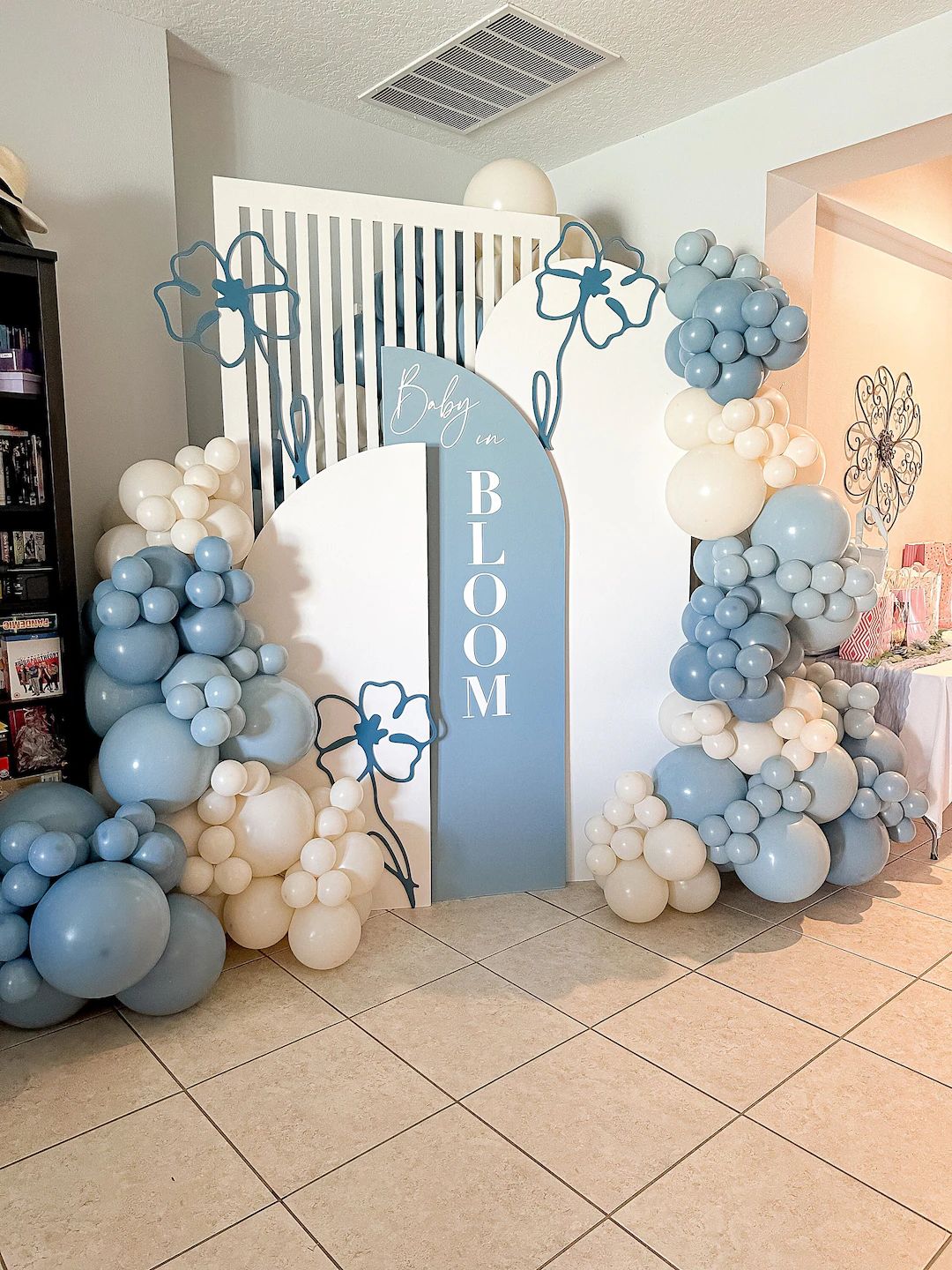 DIY Dusty Blues Balloon Garland Arch Kit / Baby Shower, Blue, White, Birthday, Winter Onederland,... | Etsy (US)