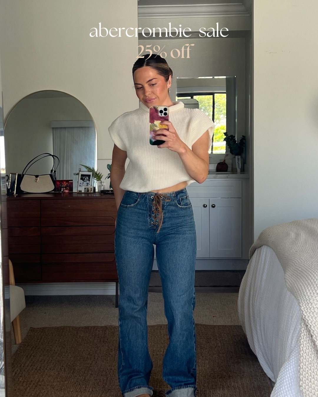 Get 25% off at Abercrombie with my exclusive in-app code! Linking all our favorite jeans and clothing on sale that are PERFECT for your fall wardrobe. 🍂 

 #LTKStyleTip #LTKSeasonal