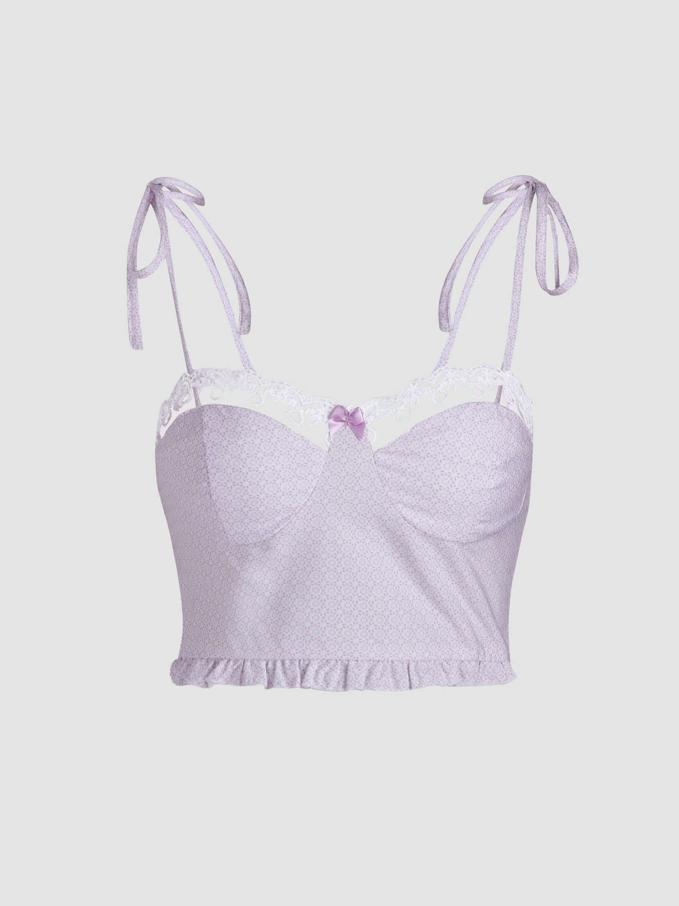 Soft Purple Shirred Top | Cider