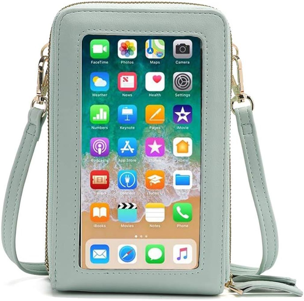 Lightweight Crossbody Phone Bag for Women, Small Shoulder Bag Cell Phone Wallet Purses and Handba... | Amazon (US)