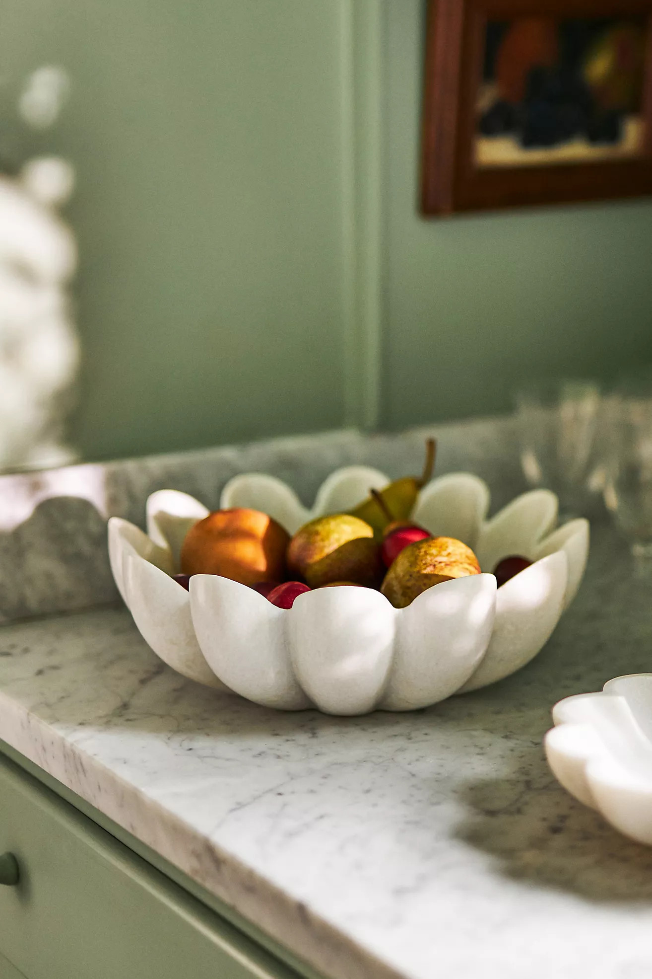 Ruffle Marble Decorative Bowl | Anthropologie (US)