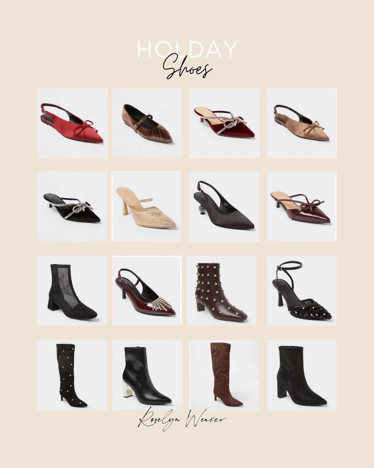 Holiday shoes on sale 

Satin flats, red shoe, velvet shoe, brown shoe, satin heel, velvet pumps , brown boots, tall boots, studded boots

#LTKShoeCrush #LTKHoliday #LTKSaleAlert