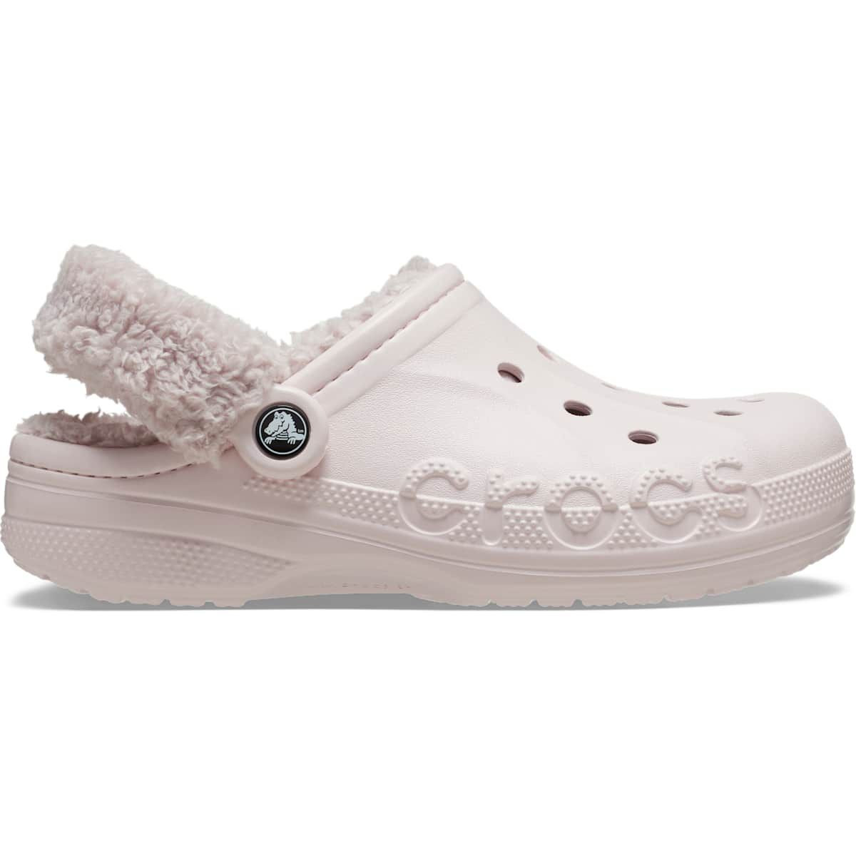 Crocs Adult Baya Lined Fuzz Strap Clog Slippers | Target