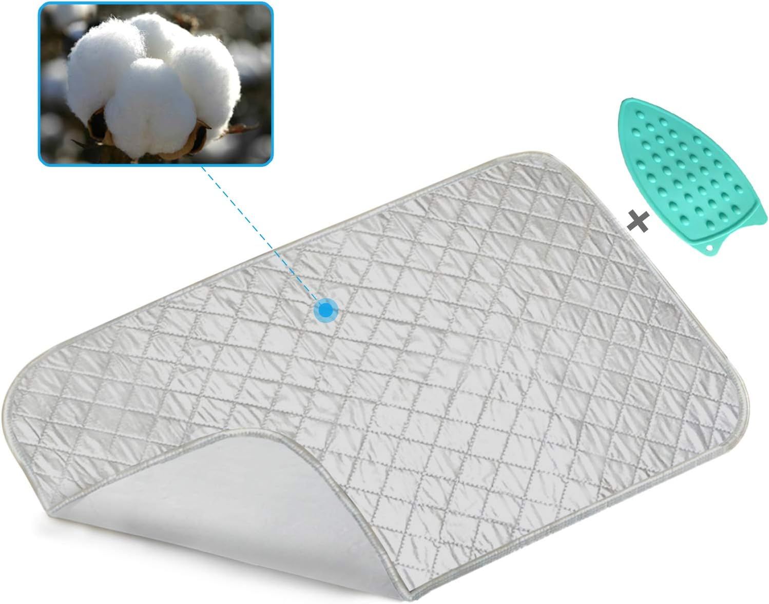 WLLIFE Ironing Mat, Portable Travel Ironing Blanket, Thickened Heat Resistant Ironing Pad Cover f... | Amazon (US)