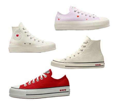 ❤️❤️❤️ 👟 
… perfect for Valentine’s prep, and ongoing! Cutest chucks (and some also have a really cute heart print sole too)!

#LTKshoecrush #LTKGiftGuide #LTKSeasonal