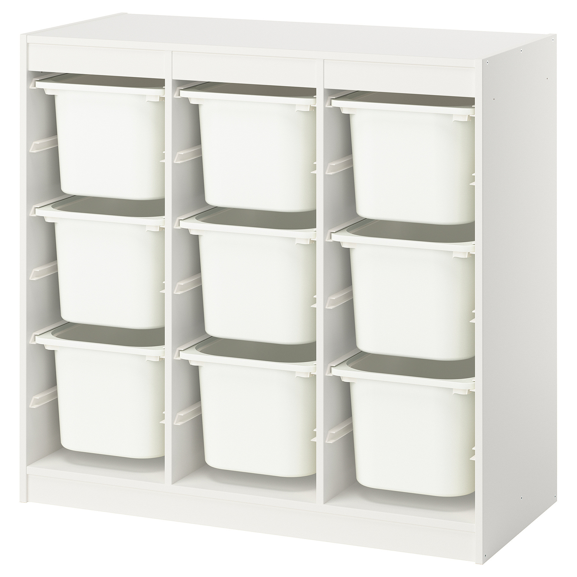 TROFAST Storage combination with boxes, room divider/white white, 39x17 3/8x37 " | IKEA US