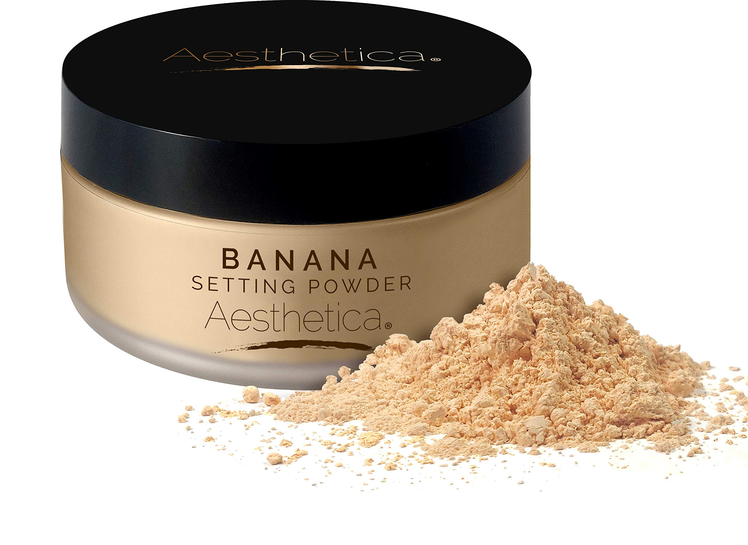 Aesthetica Banana Loose Setting Powder - Flash Friendly Superior Matte Finish Highlighter & Finis... | Amazon (US)