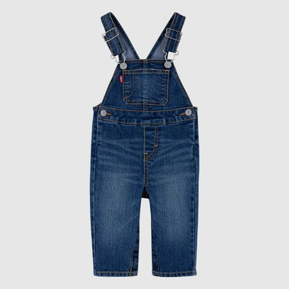 Levi's® Baby Denim Overalls - Medium Wash | Target