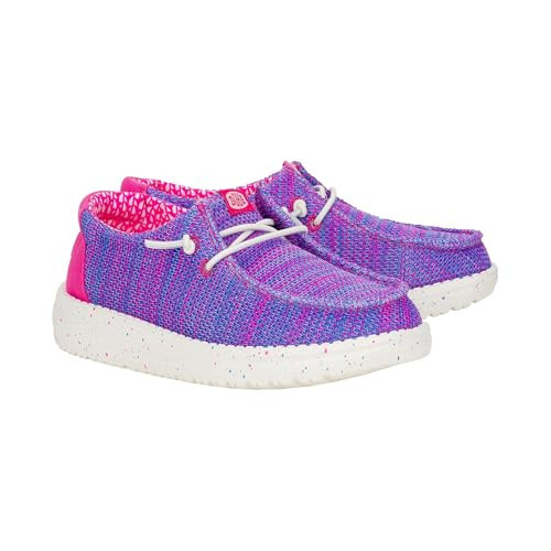 HEYDUDE Womens Kid Wendy Stretch Mesh (Toddler) Pink Multi 7 Toddler | Amazon (US)