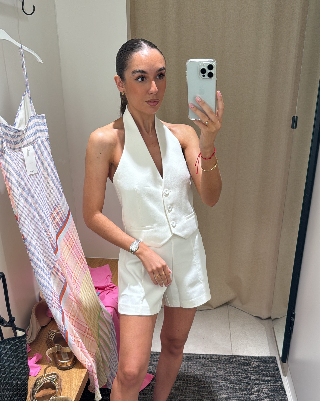 Waistcoat & shorts 🤍✨

#LTKstyletip #LTKuk