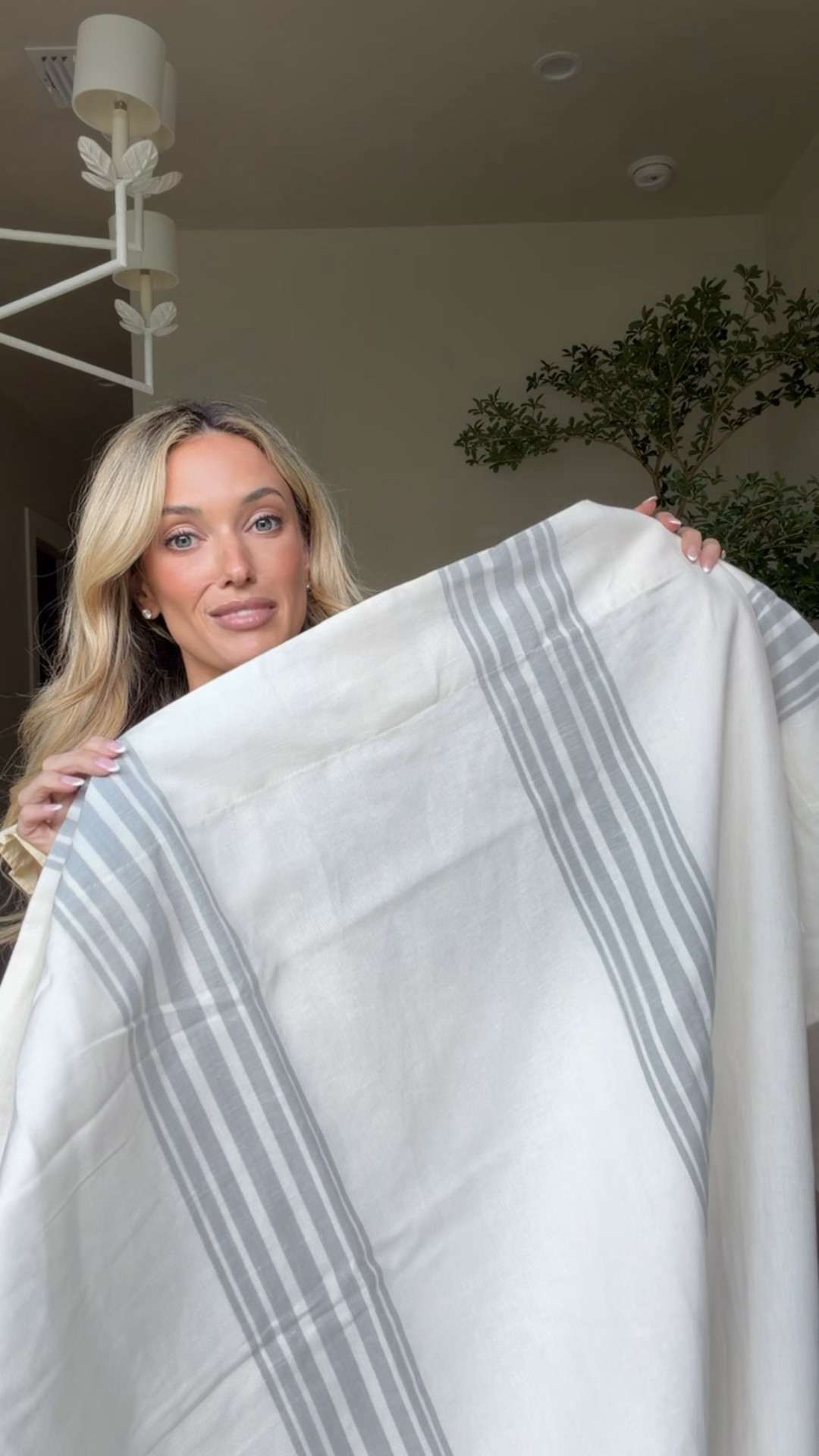 Ordered the prettiest curtains from @quince for the beach house! #quincepartner