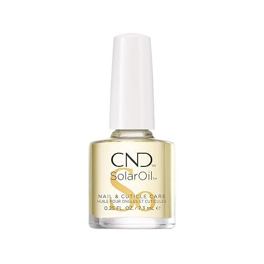 CND SolarOil Nail & Cuticle Care, for Dry, Damaged Cuticles, Infused with Jojoba Oil & Vitamin E ... | Amazon (US)