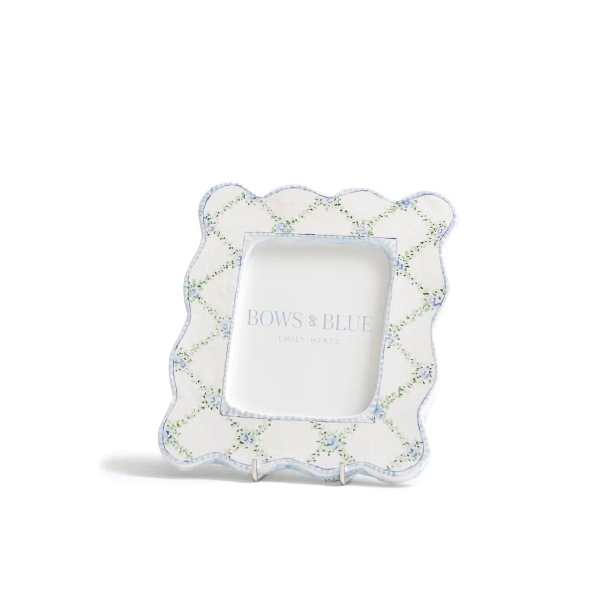 Scalloped Vine Picture Frame | Bows & Blue