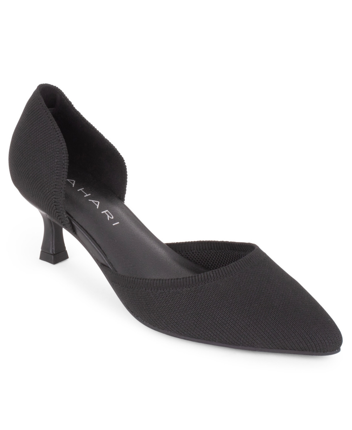 Tahari Women's Moreno Kitten Heel Pumps - Black | Macy's