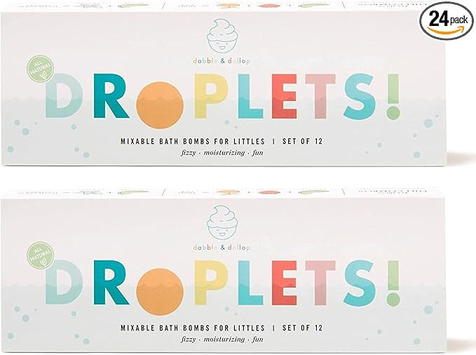 Dabble & Dollop Bath Bombs, 100% Natural Bath Bombs for Kids, Twin Pack - Original Scents, USA Ma... | Amazon (US)