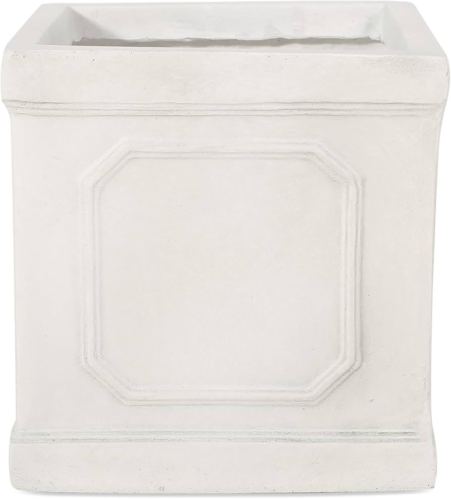 Christopher Knight Home 316049 Burgos Planter, Small, Antique White | Amazon (US)