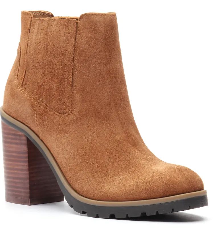 Kate Stacked Heel Bootie (Women) | Nordstrom Rack