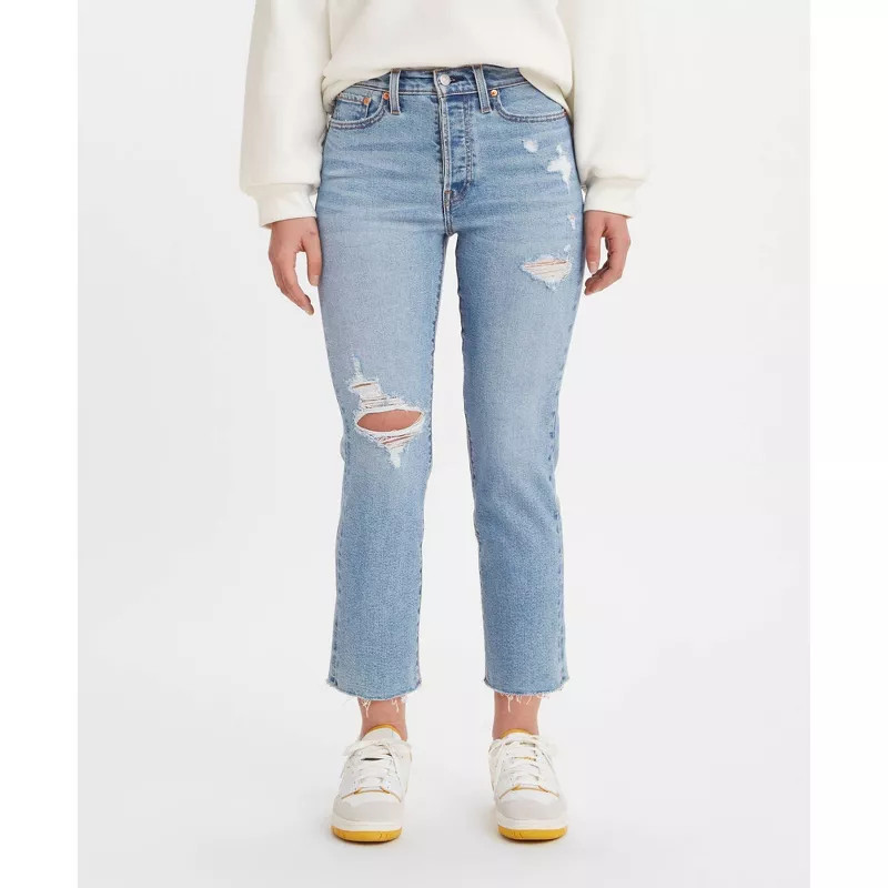 Levi's® Women's High-Rise Wedgie Straight Cropped Jeans | Target