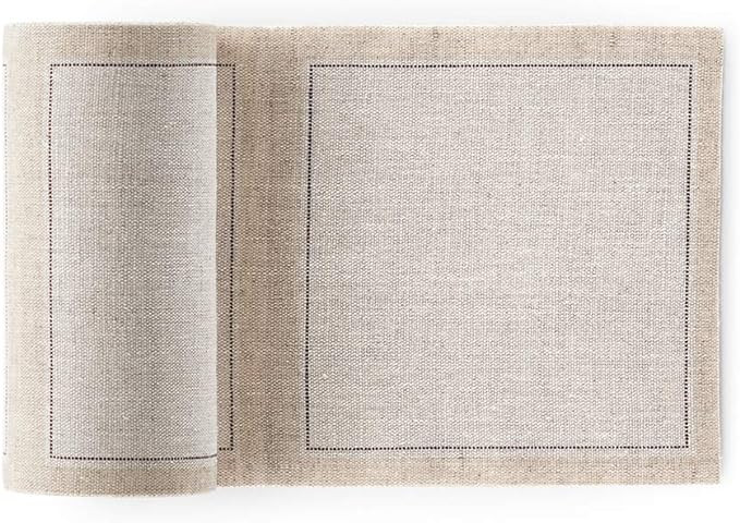 MY DRAP Linen Cocktail Napkins, Natural, 50 Units | Amazon (US)