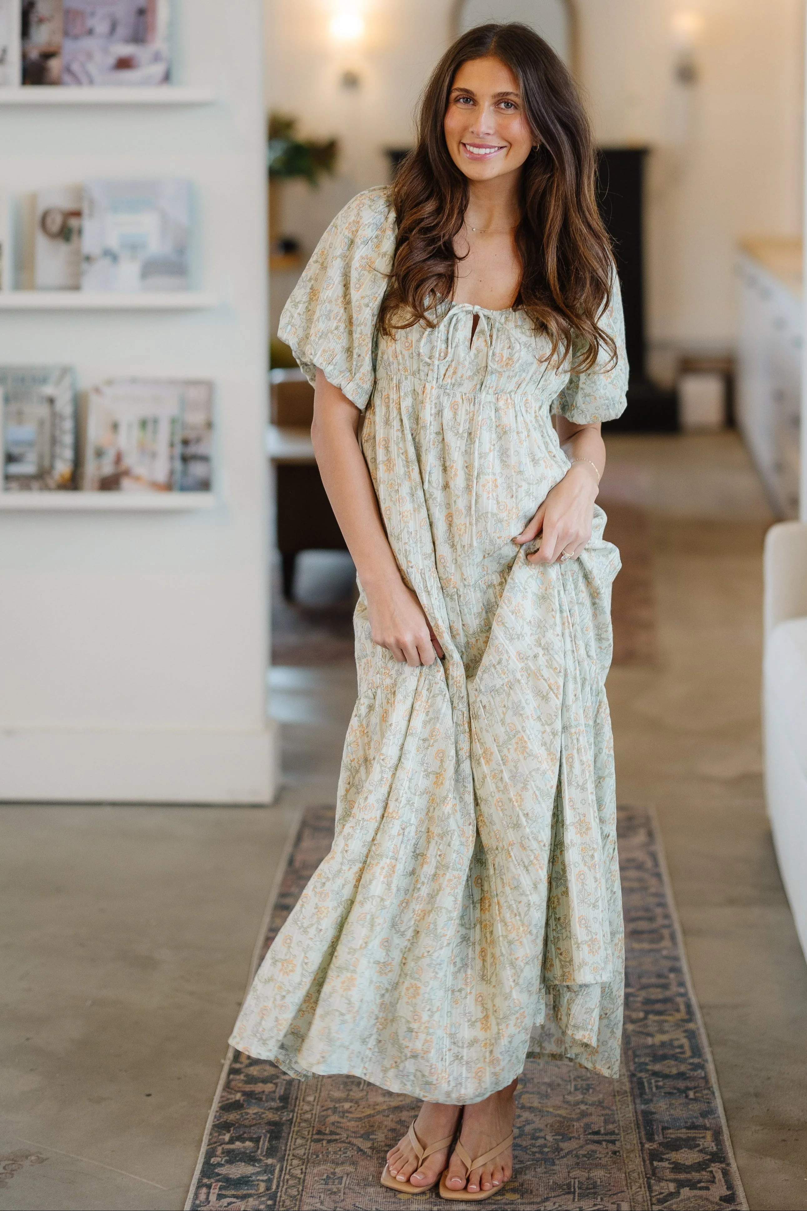 Citrus Lyon Tiered Spring Dress | Called To Surf