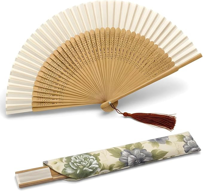 Lysa Hand Fan for Women Foldable - Portable Folding Japanese Chinese Fan - for Hot Flashes, Summe... | Amazon (US)
