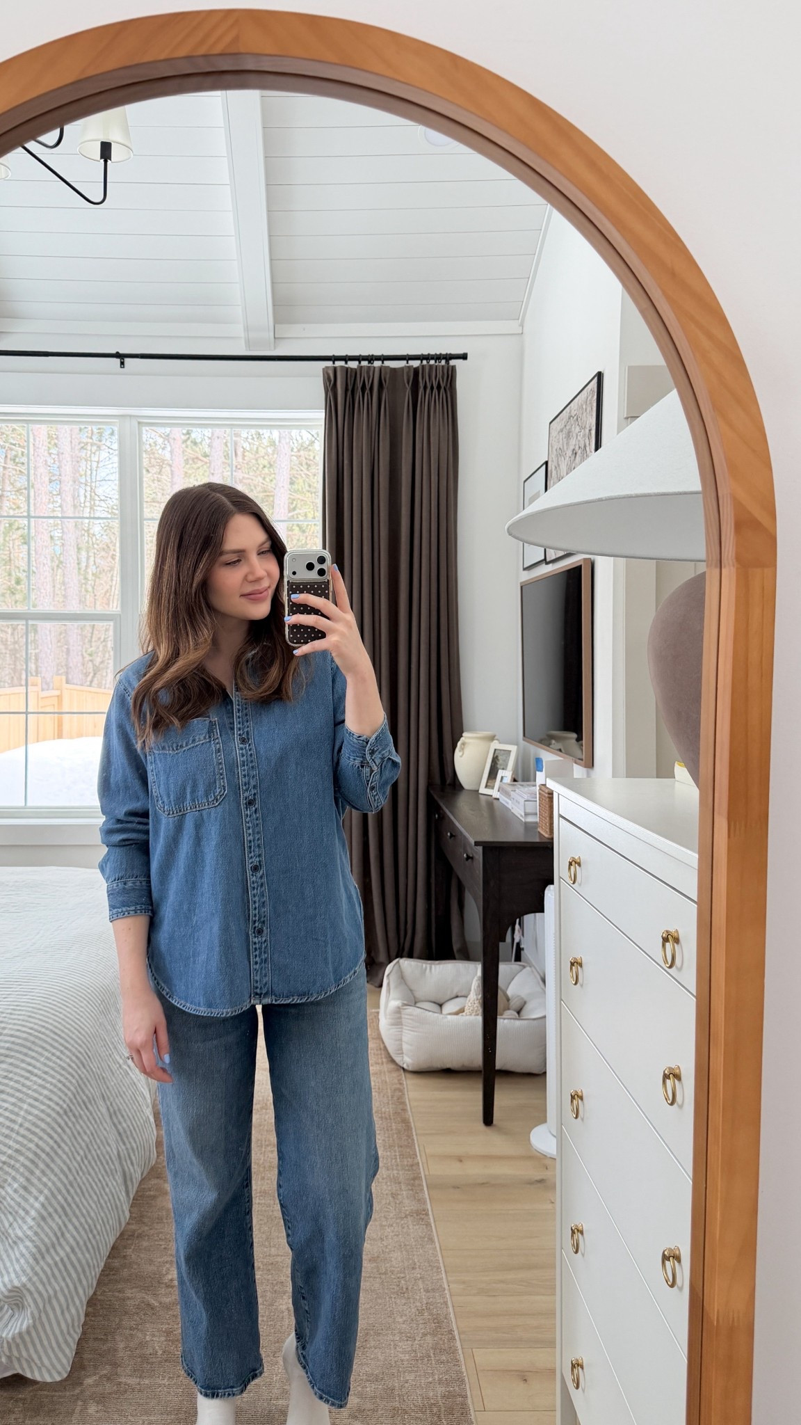 Wearing a medium in this denim shirt!! It’s giving aritzia at a Target price 😍

#LTKHome #LTKgrwm #LTKootd