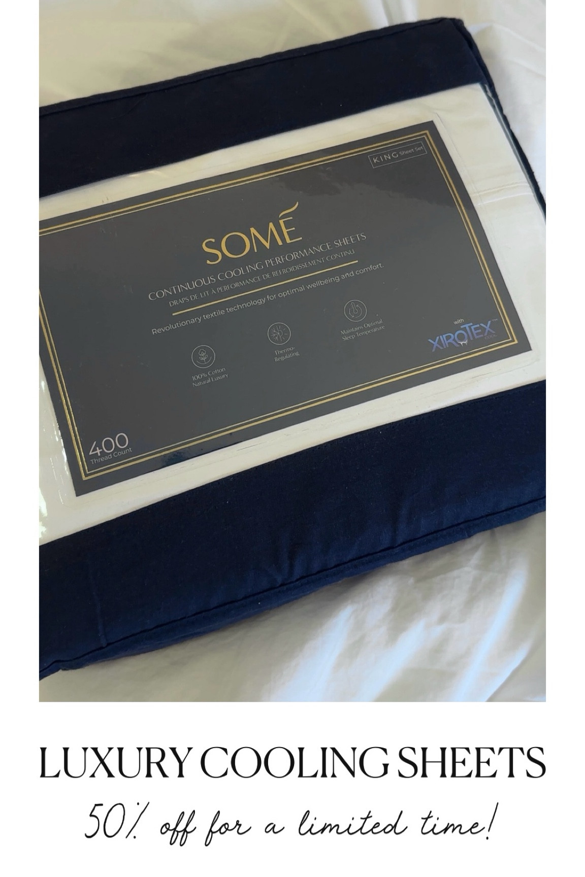 Now 50% off - the best luxury sheets, award-winning cooling sheets with up to 5° temperature regulating technology and winner of Good Housekeeping best cooling sheets 2023

#LTKGiftGuide #LTKhome #LTKCyberWeek