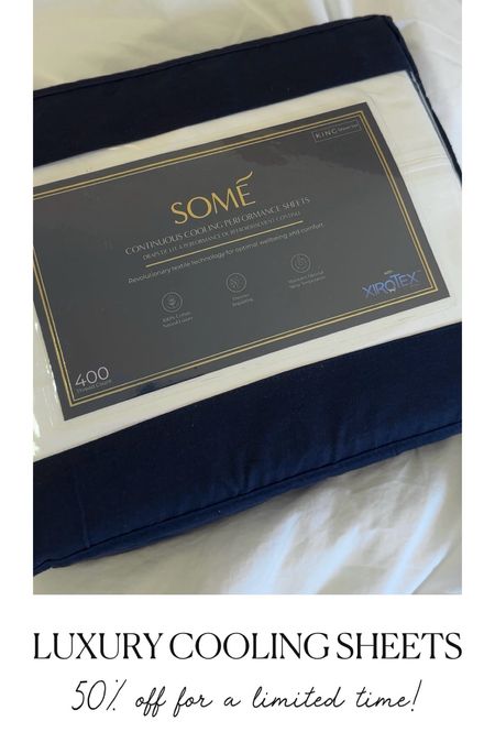 Now 50% off - the best luxury sheets, award-winning cooling sheets with up to 5° temperature regulating technology and winner of Good Housekeeping best cooling sheets 2023

#LTKGiftGuide #LTKhome #LTKCyberWeek