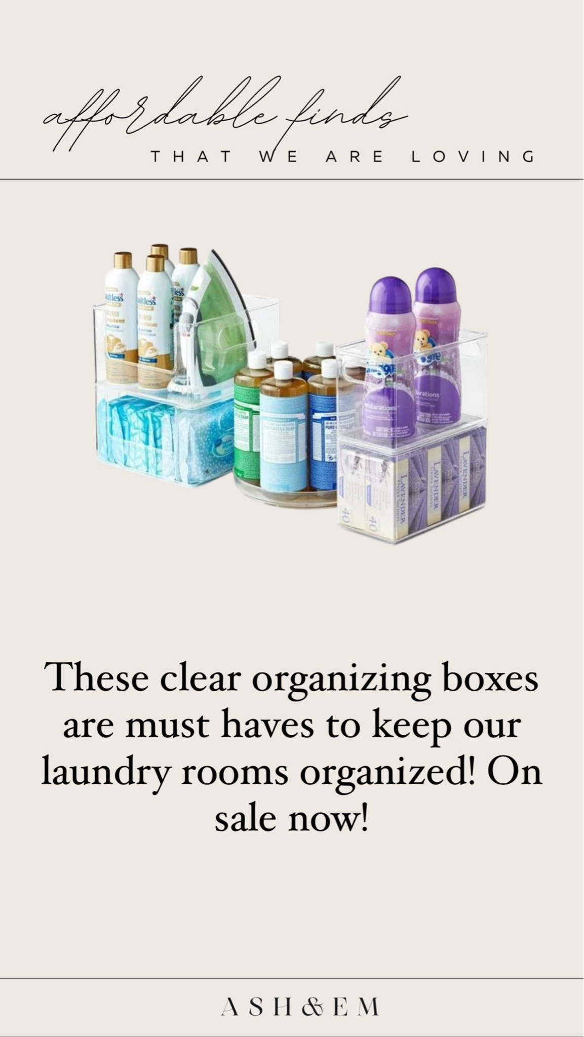 Affordable finds - organization - home 

#LTKSaleAlert #LTKHome