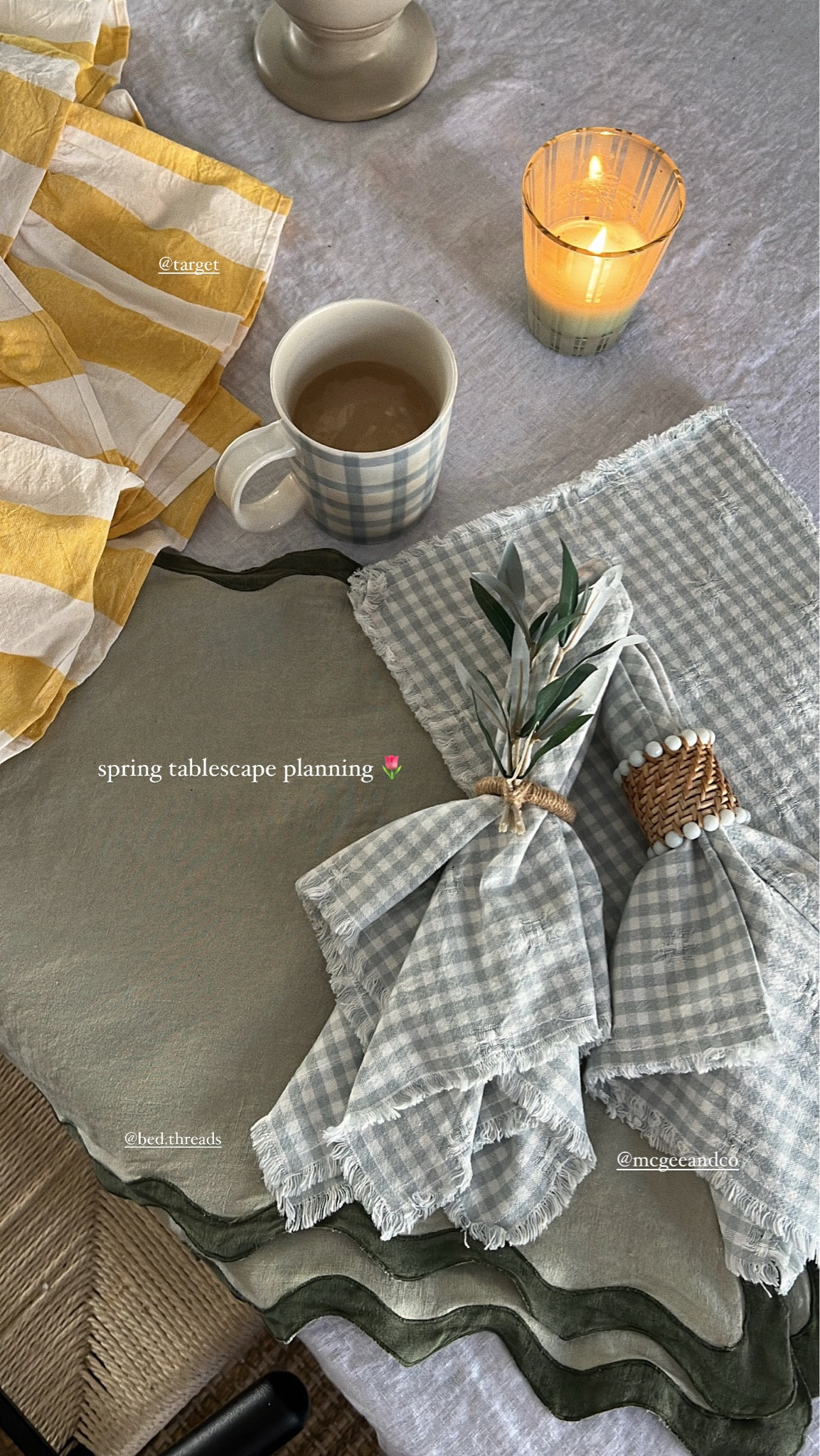 tablescape planning 🌷 

#LTKHome