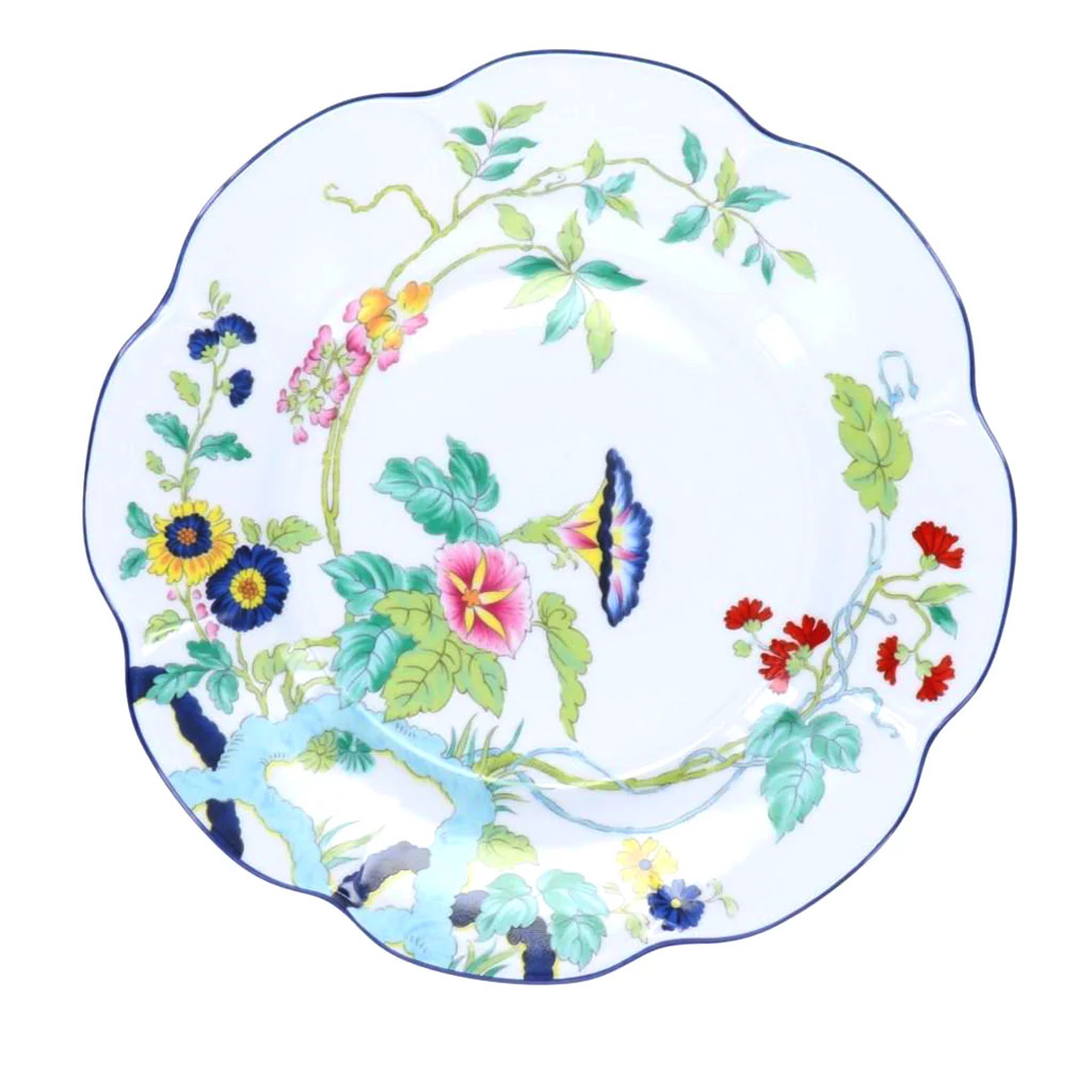 Nymphea Paradis Bleu Dinner Plate | Blue Print