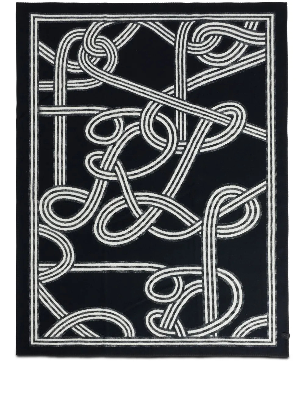 Ralph Lauren Home Berken Throw Blanket  | Black | FARFETCH ID | Farfetch Global