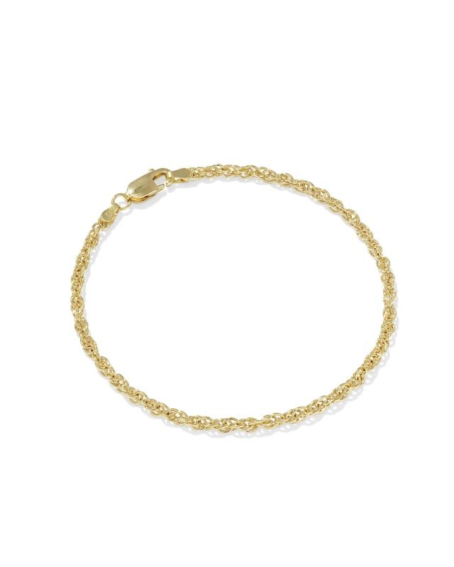 Ryan Rope Chain Bracelet in 18k Gold Vermeil | Kendra Scott