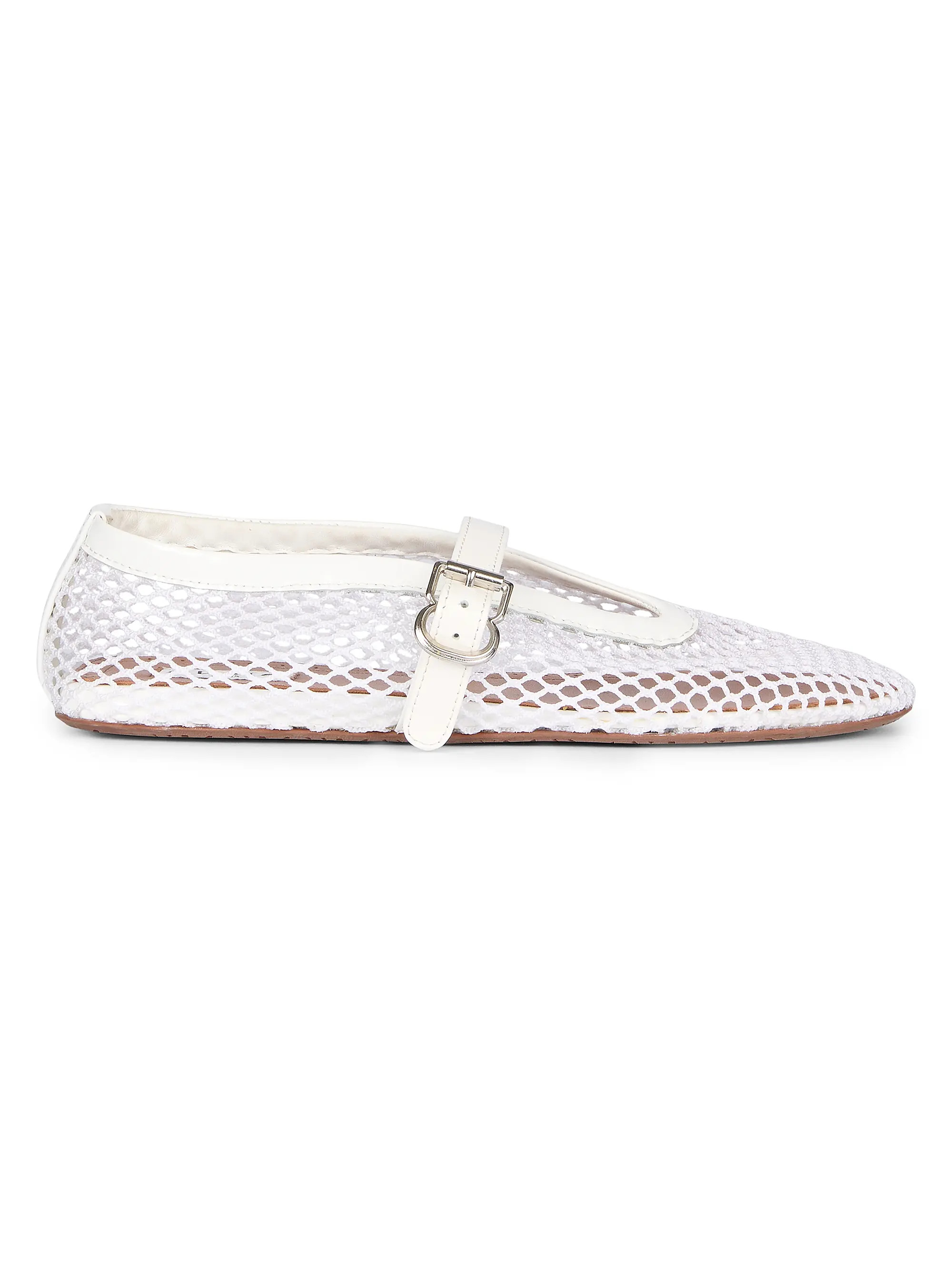 Ballerina Strap Fishnet Flats | Saks Fifth Avenue