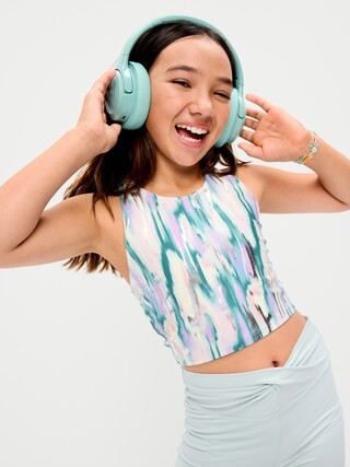 PowerSoft Longline Sports Bra for Girls | Old Navy (US)