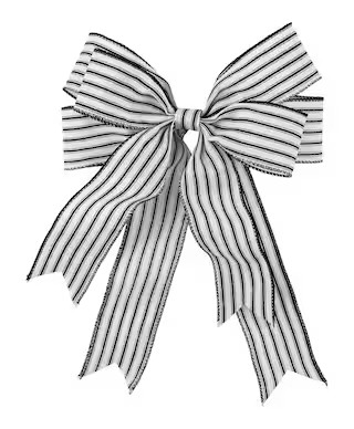 CANVAS The Night Before Christmas Trend Collection Black & White Bow | Canadian Tire