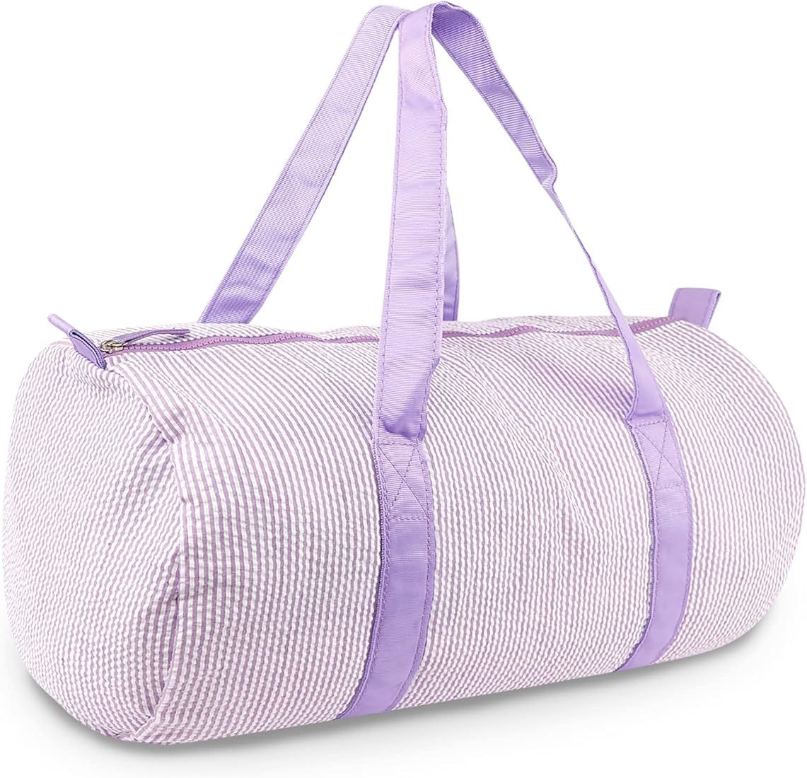 GFU Duffle Travel Bag, Seersucker Sports Duffle Bag, Weekender Overnight Bag, Lightweight Persona... | Amazon (US)
