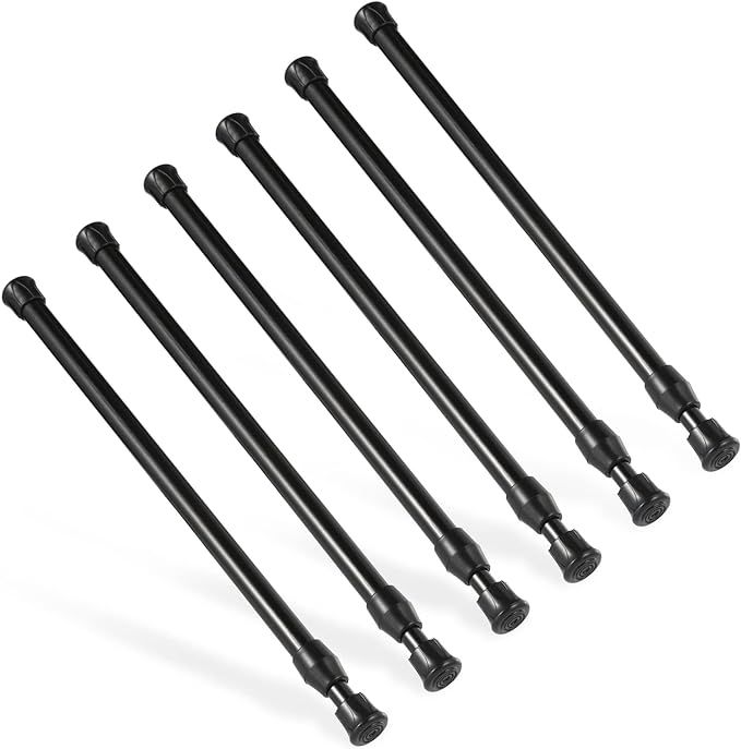 6Pcs Tension Rod, Goowin Tension Rods for Windows, No Drilling Rustproof Spring Adjustable Tensio... | Amazon (CA)