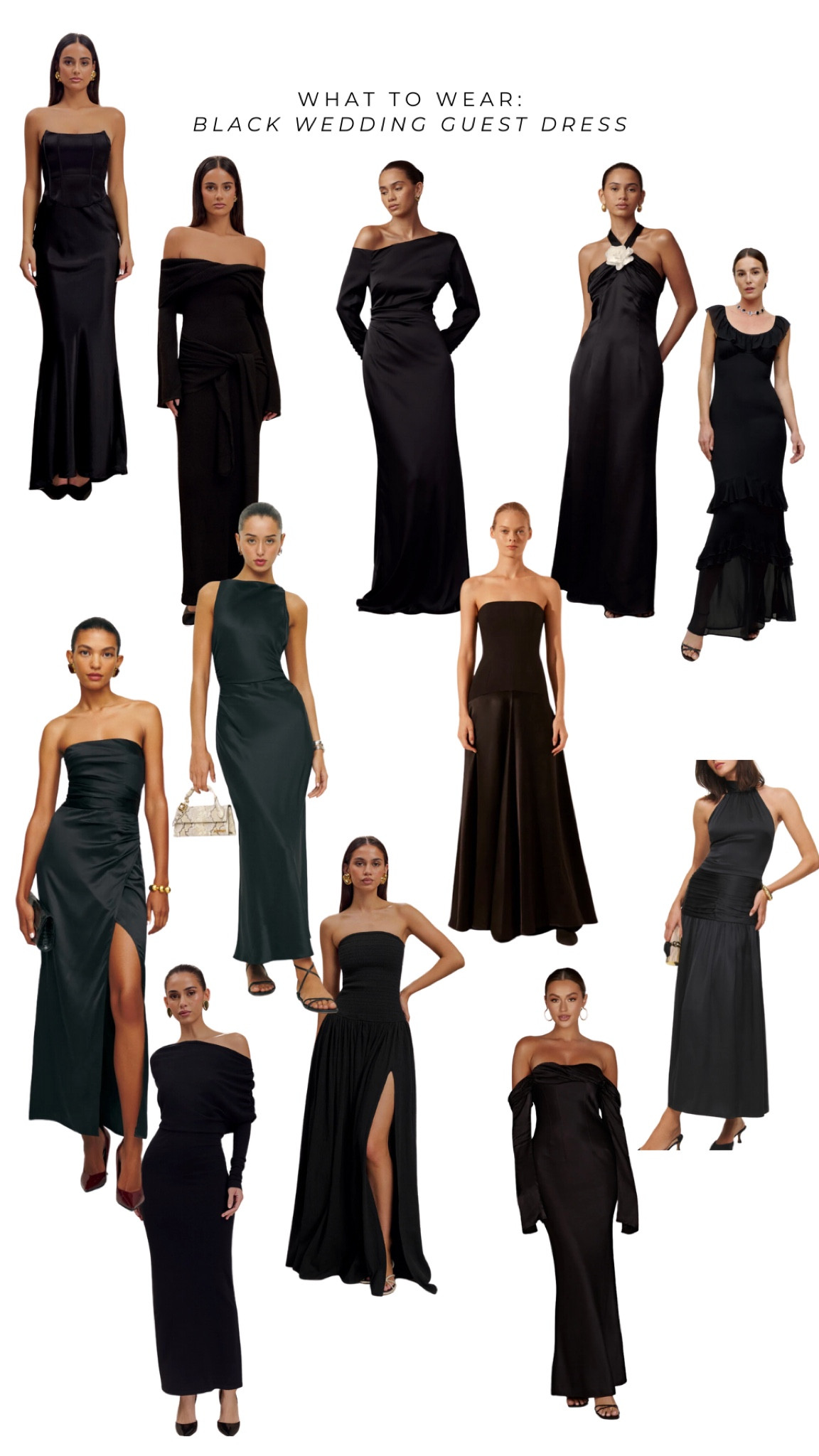 Black bridesmaids dress inspo

#LTKWedding #LTKParties