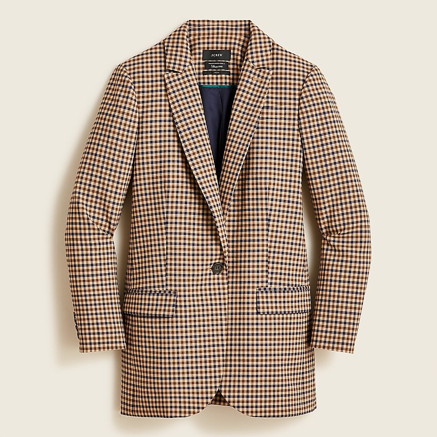 Alfie blazer in honey plaid Italian wool | J. Crew US
