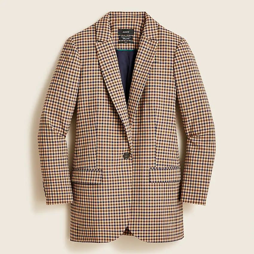 Alfie blazer in honey plaid Italian wool | J.Crew US