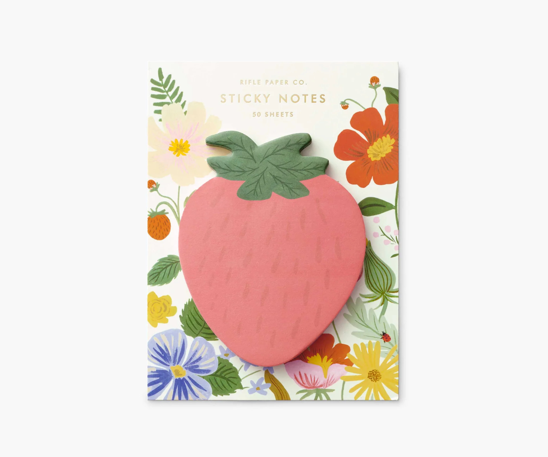 Sticky Notes - Strawberry | Rifle Paper Co.