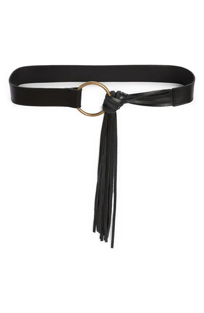 Esme Fringe Leather Belt | Nordstrom