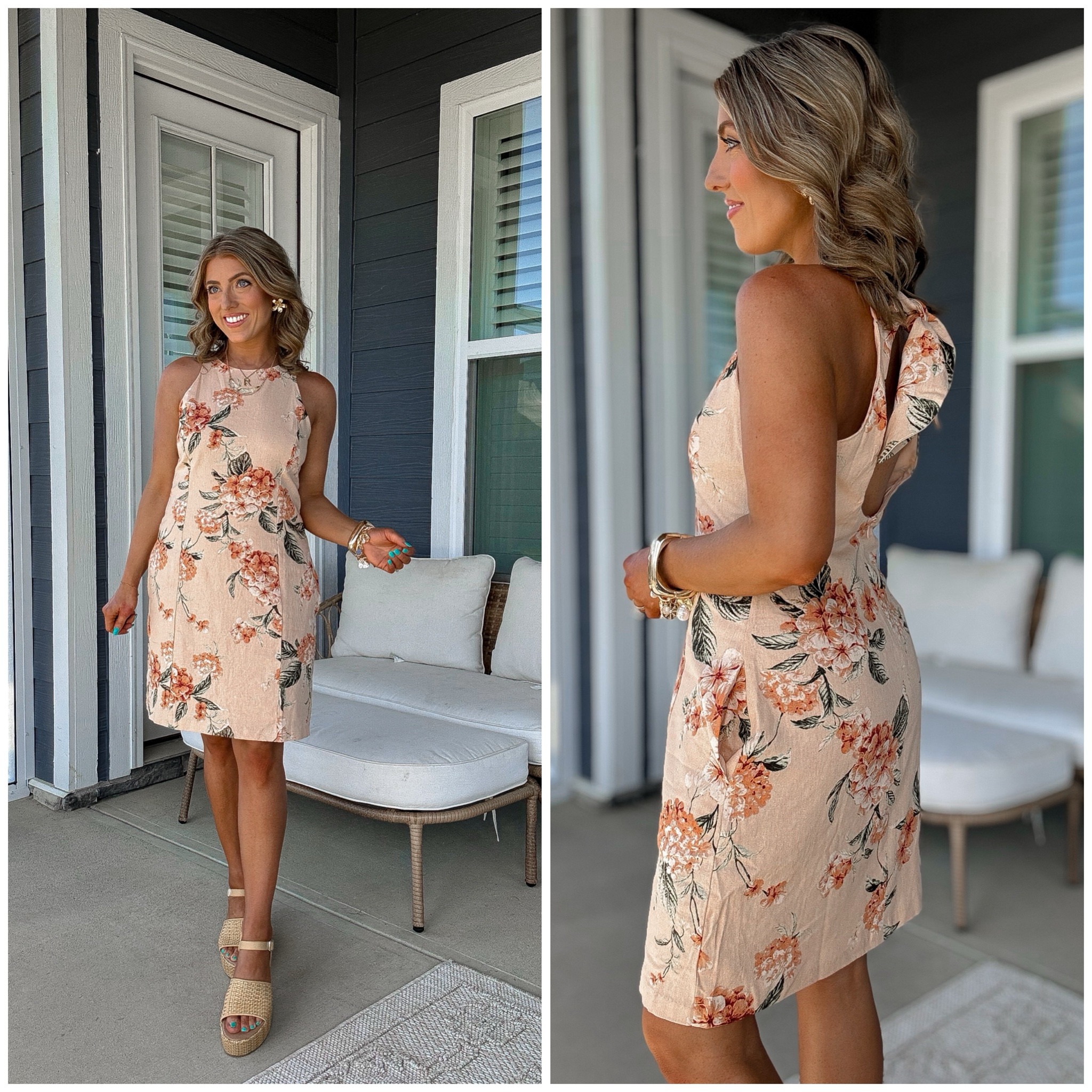 This dress is giving boutique vibes without the boutique price 🌸🤍 The prettiest neutral floral with such a flattering fit and the sweetest details (just wait until you see the back!!). Size down a size! 

Perfect for brunch, showers, or any spring event 💐

#walmartfashion #springdress #easteroutfit #floraldress #walmartstyle #affordablestyle #momstyle #springoutfits #femininefashion #dressseason #outfitinspo #budgetfashion


#LTKPetite #LTKootd