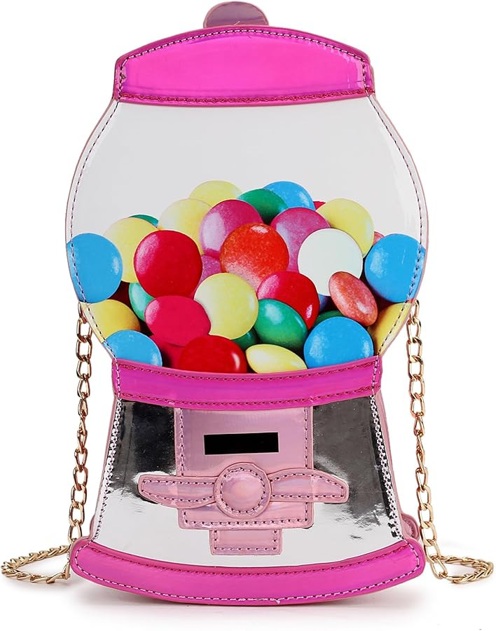 Fun Shape Purse for Women Novelty Handbags Unique Chain Crossbody Bag for Teens with Adjustable S... | Amazon (US)