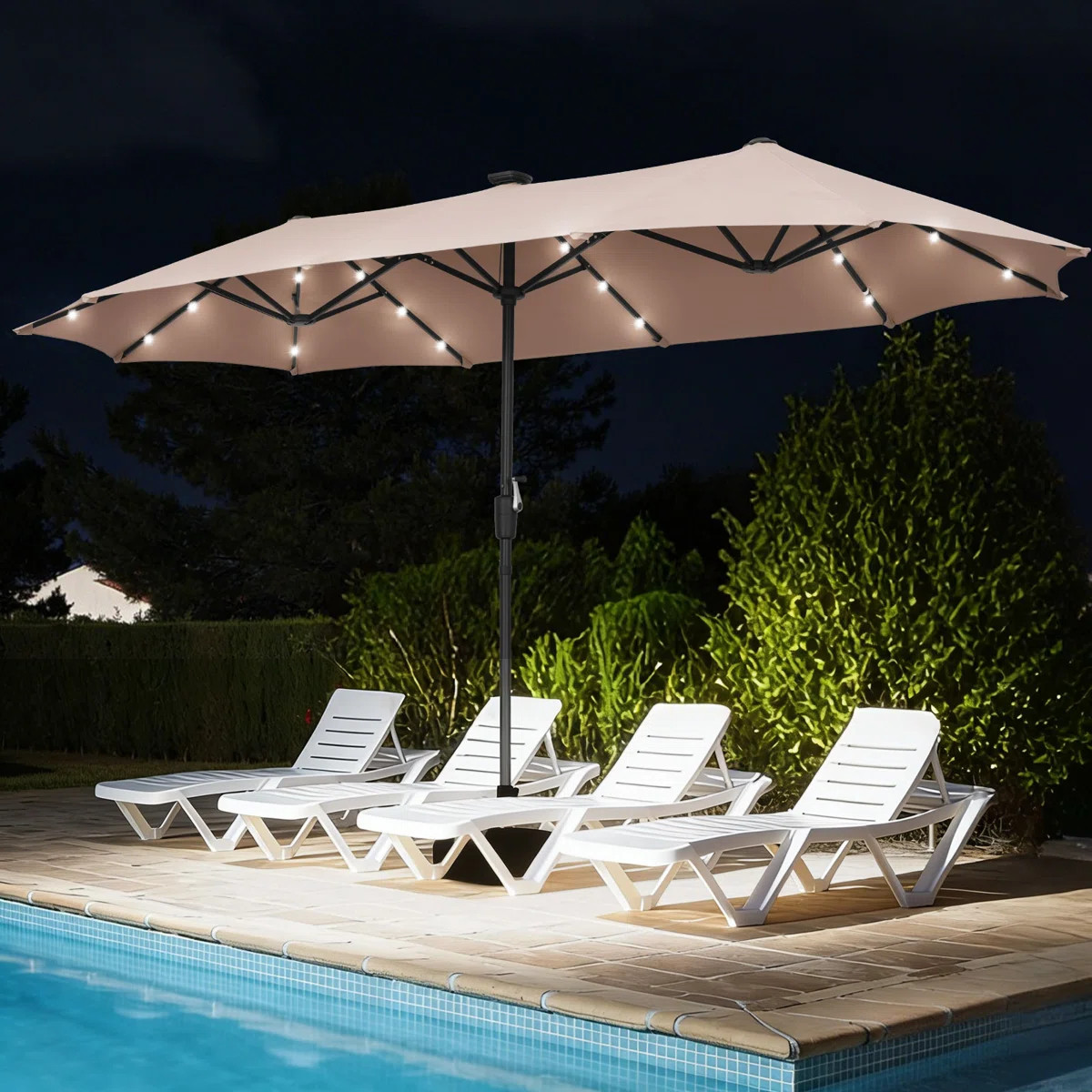 Hopkinton 13FT Rectangular Market Umbrella | Wayfair North America