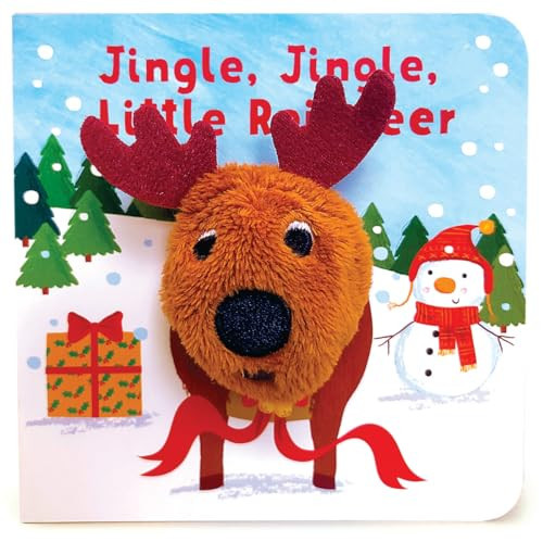 Jingle, Jingle, Little Reindeer Finger Puppet Christmas Board Book Ages 0-4 (Finger Puppet Board Book) | Amazon (US)