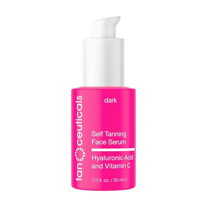 Tanceuticals Self Tanning Face Serum - Color-Correcting and Hydrating with Vitamin C & Hyaluronic... | Amazon (US)
