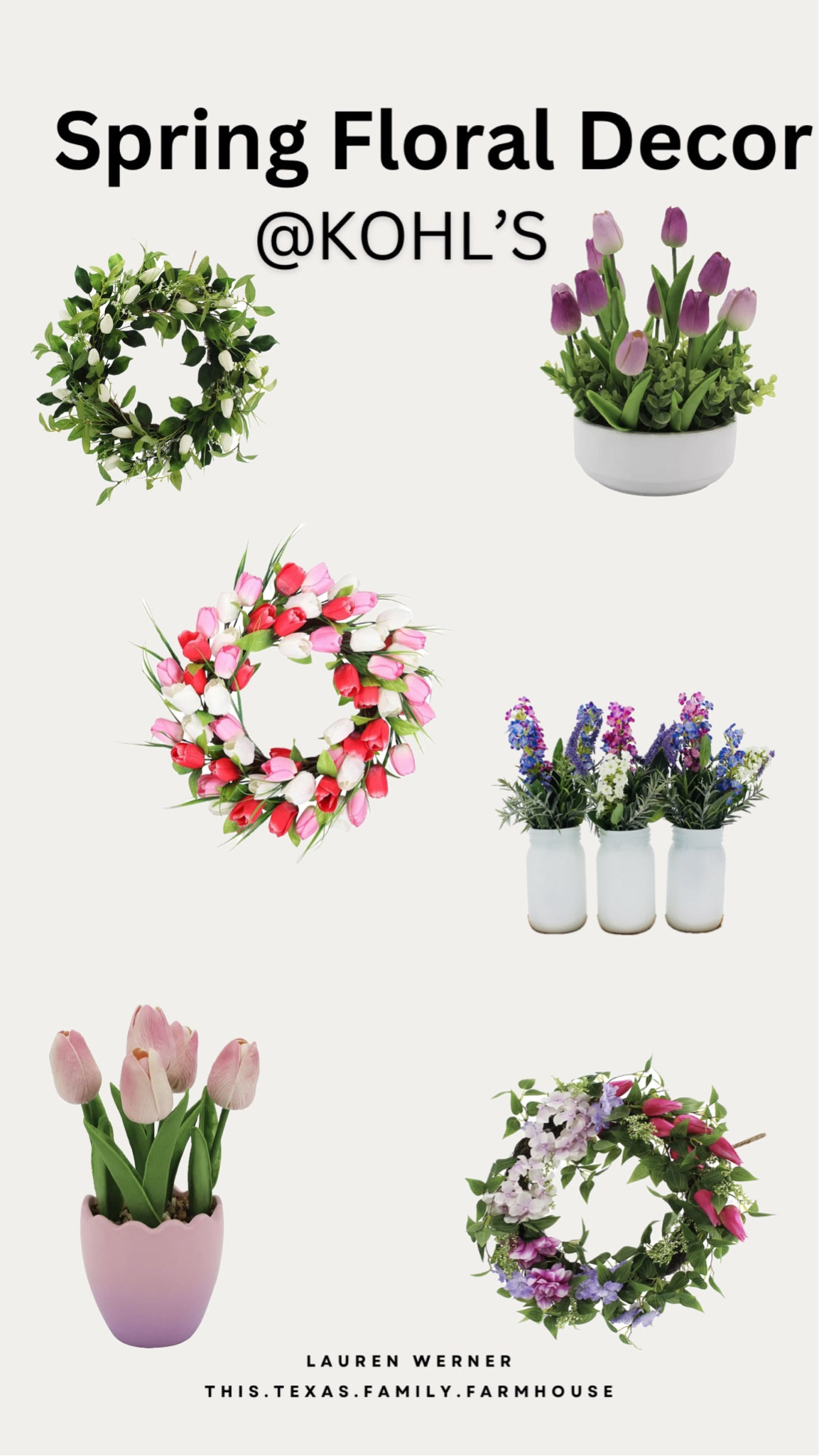 Spring Floral Decor| Spring Door Wreaths | Floral Table Decor

LTkSpring

#LTKSeasonal #LTKhome #LTKfindsunder100