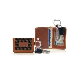 Kent Keyring Wallet - Leather Patch | Barrington Gifts